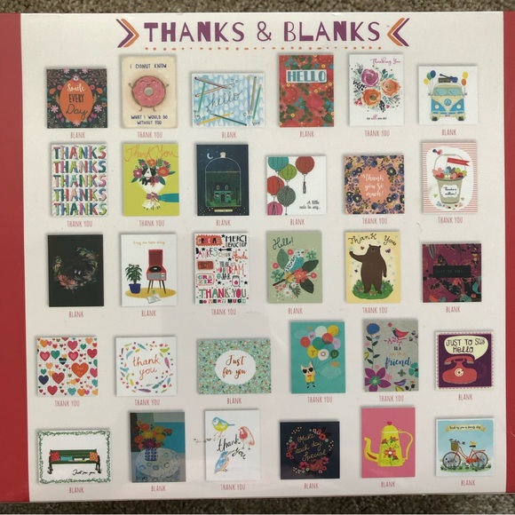 Cards for a Cause THANKS & BLANKS CARDS, 30 cards in a keepsake box - Picture 3 of 5